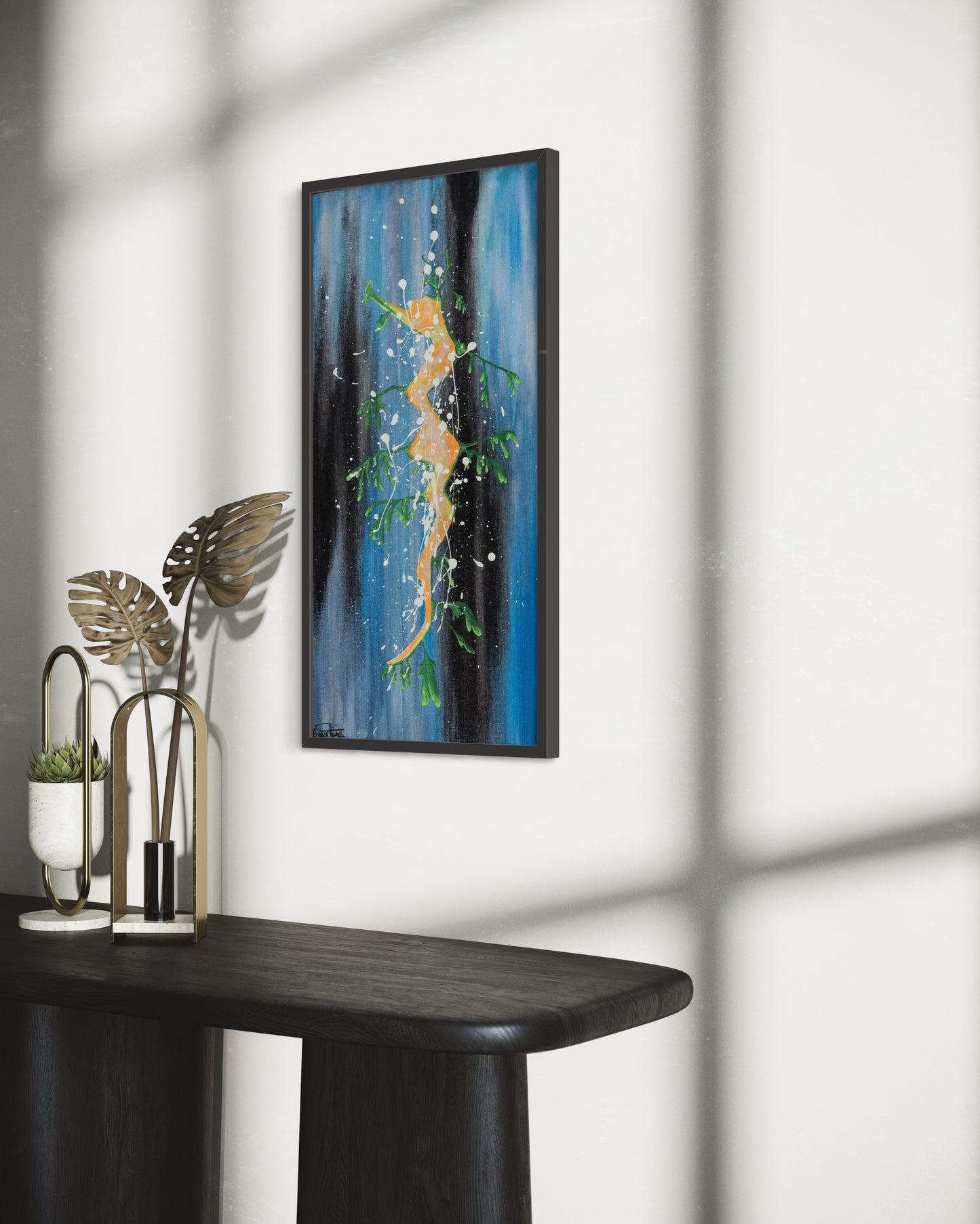 Neigh - Original Acrylic Seahorse Painting