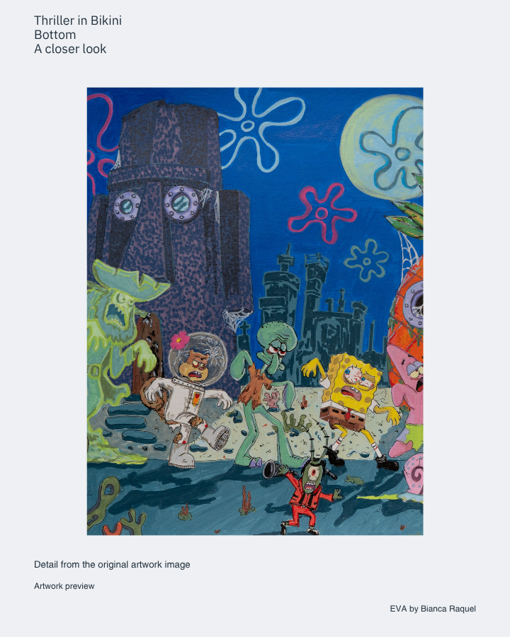 Thriller in Bikini Bottom artwork detail