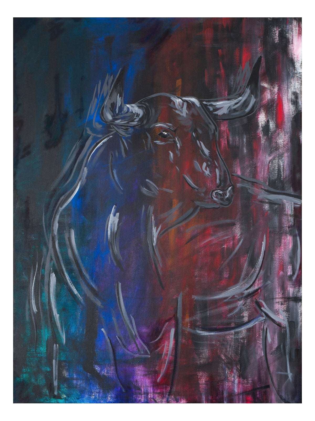 Ferdinand unsigned art print on 12 × 16 inch paper with a white border, unframed