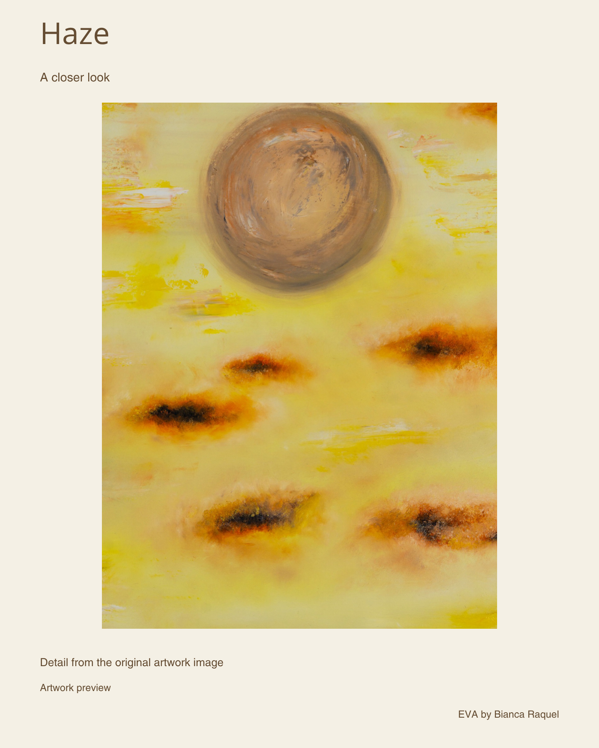 haze signed collector print artwork detail
